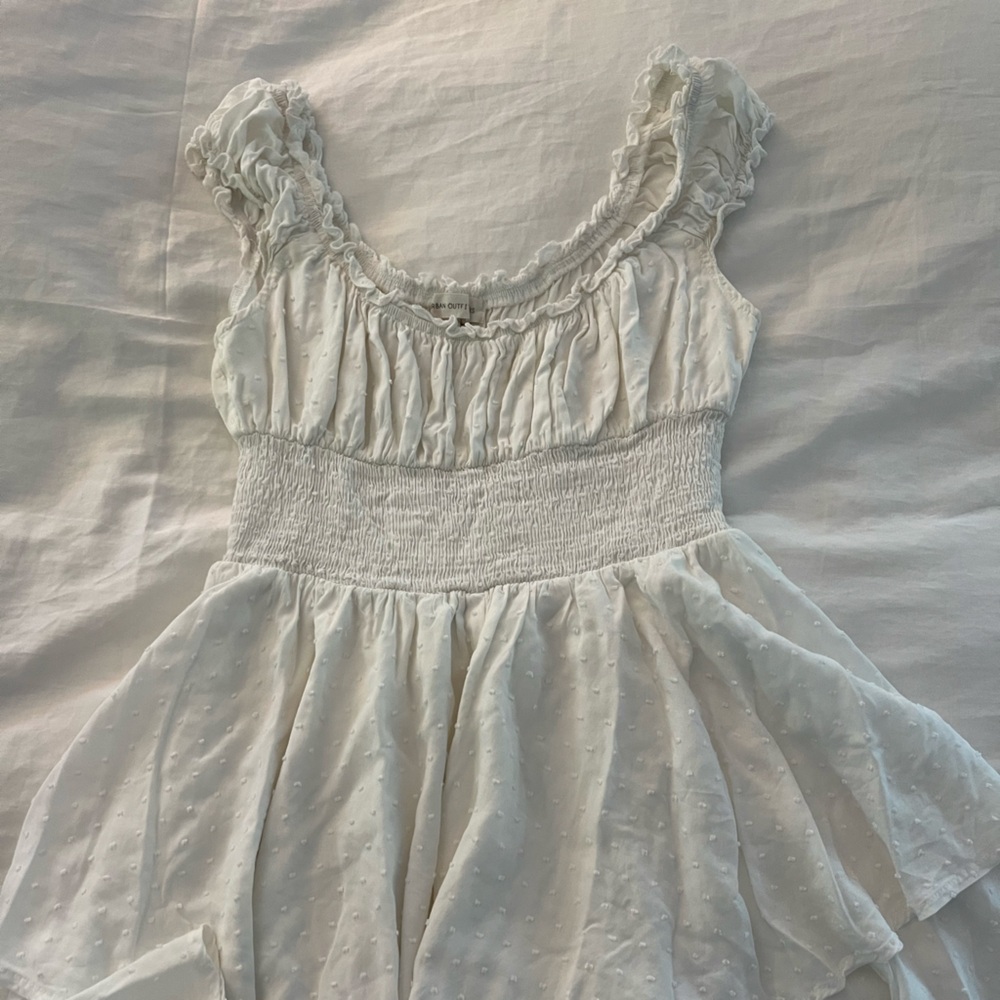 Urban outfitters— Rosie smocked tiered ruffle romper